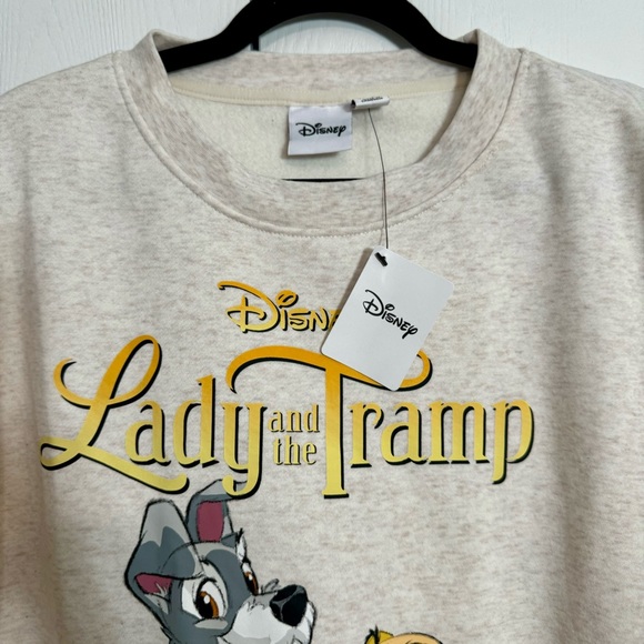 NWT. Primark Disney 2XL Lady & the Tramp sweatshirt. Features classic image - Picture 4 of 10